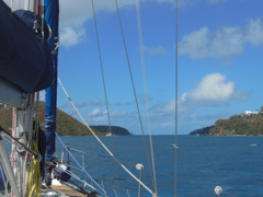 Approche West End Tortola