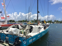 Imoca bleu